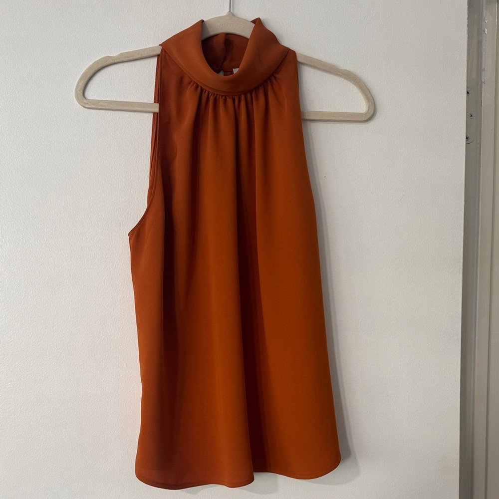 Babaton Orange Sleeveless Top